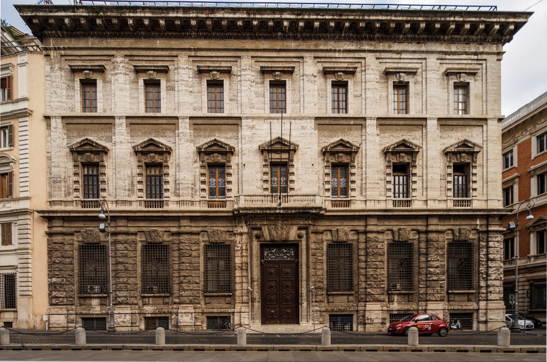 The Corinthia flag in Rome