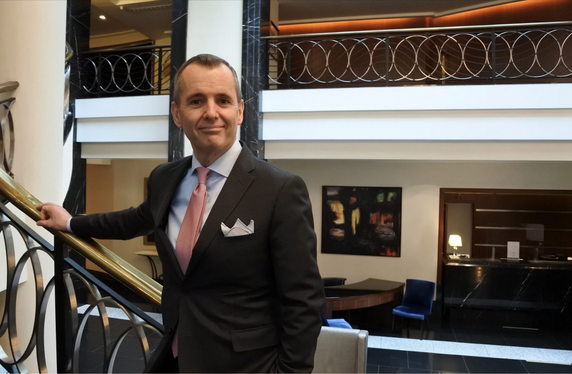 GO FOR IT! The rallying advice of a master hotelier, Mr Eric Pere.